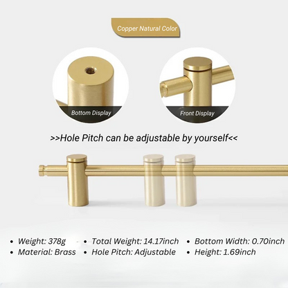 Adjustable Hole Cabinet Handle and Door Knob | Skanto