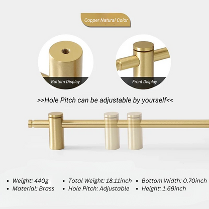 Adjustable Hole Cabinet Handle and Door Knob | Skanto