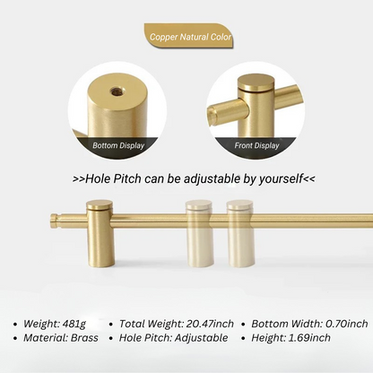 Adjustable Hole Cabinet Handle and Door Knob | Skanto