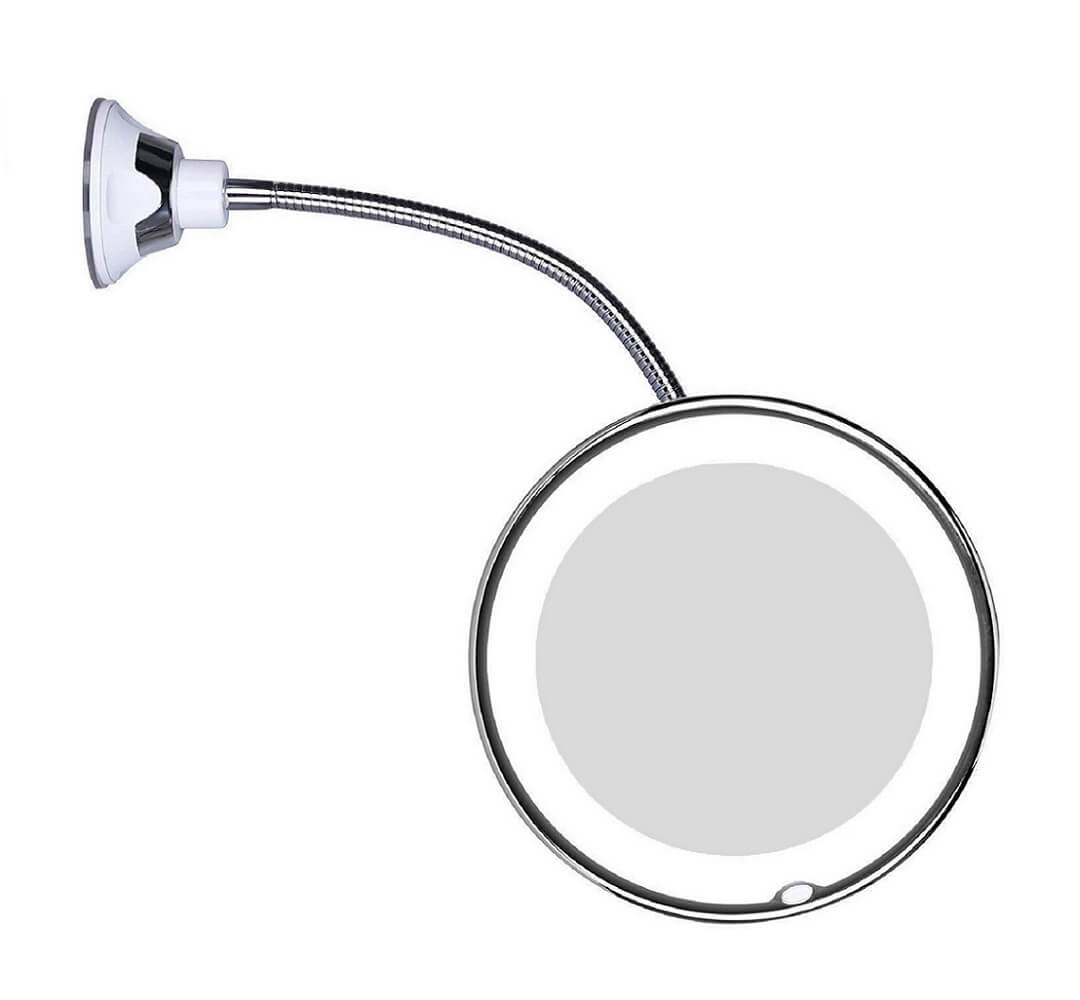 BowLift | LED Makeup Mirror with Flexible Arm and Magnifier