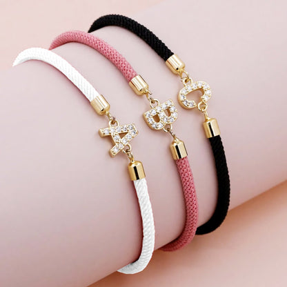 BowLift | Adjustable Letter Initial Bracelets