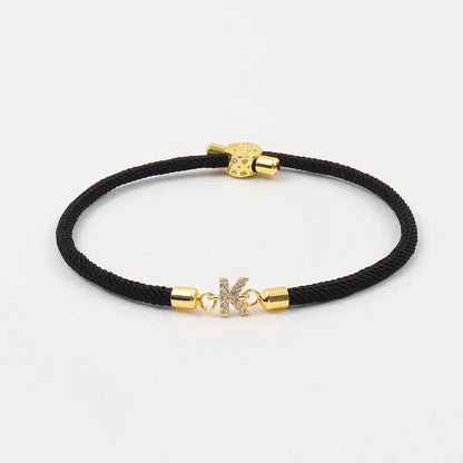 Brehn | Adjustable Letter Bracelets