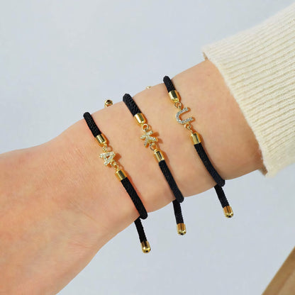 BowLift | Adjustable Letter Initial Bracelets