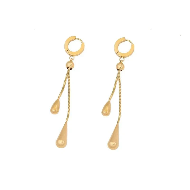 BowLift | Adjustable Pull Droplet Lariat Necklace and Earrings