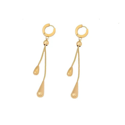 BowLift | Adjustable Pull Droplet Lariat Necklace and Earrings