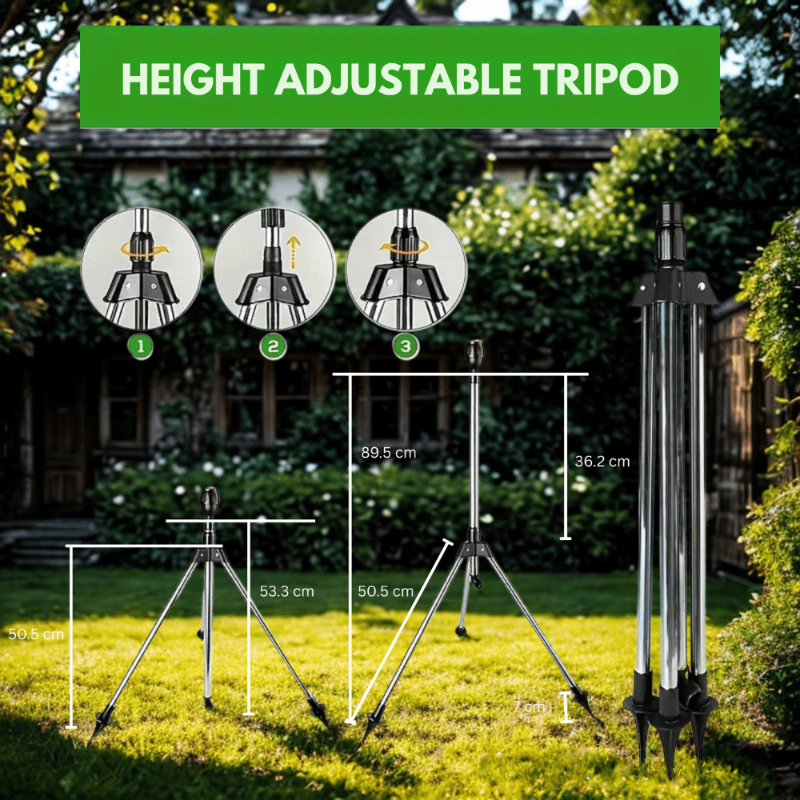 360° stainless steel tripod