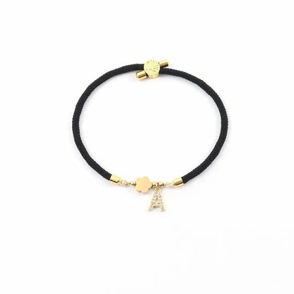 BowLift | Adjustable Shape Letter Initial Bracelets