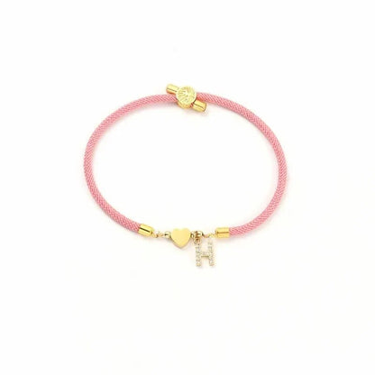 BowLift | Adjustable Shape Letter Initial Bracelets