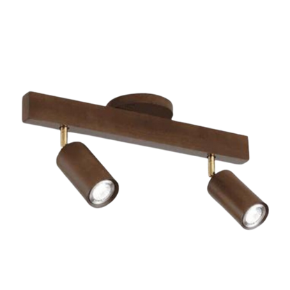 Skanto | EcoLux Adjustable Wood Spotlight with LED Bulb Included