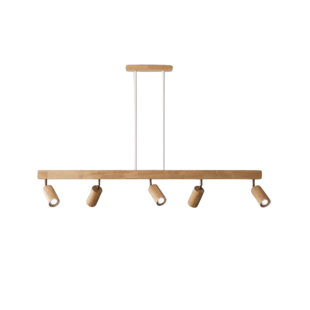 Skanto | EcoLux Adjustable Wood Spotlight with LED Bulb Included