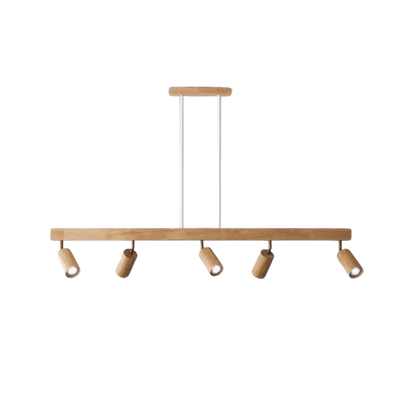 Skanto | EcoLux Adjustable Wood Spotlight with LED Bulb Included