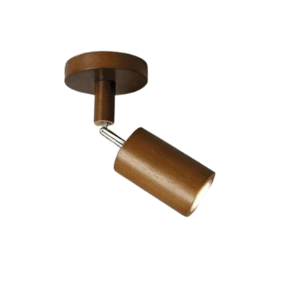 Skanto | EcoLux Adjustable Wood Spotlight with LED Bulb Included