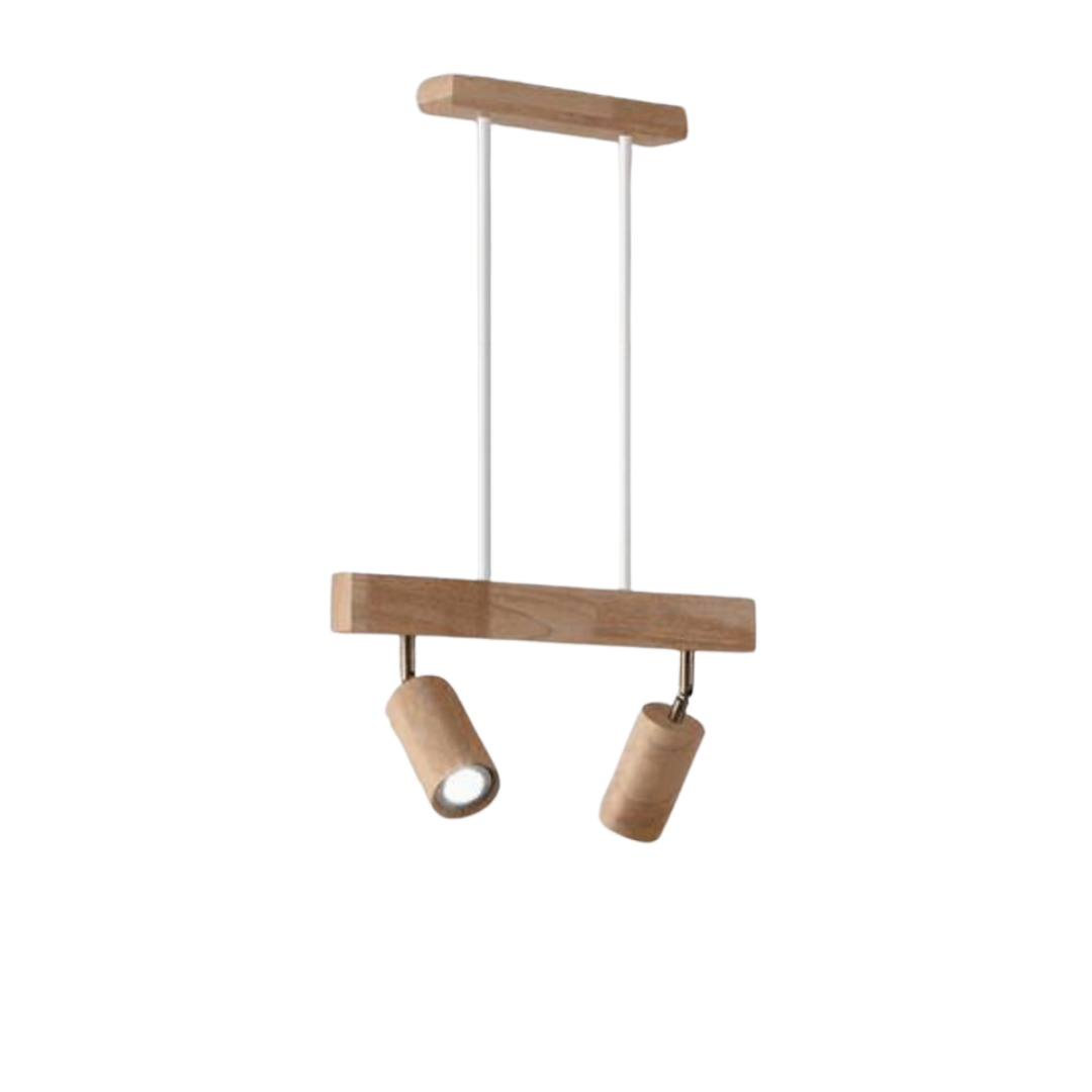 Skanto | EcoLux Adjustable Wood Spotlight with LED Bulb Included