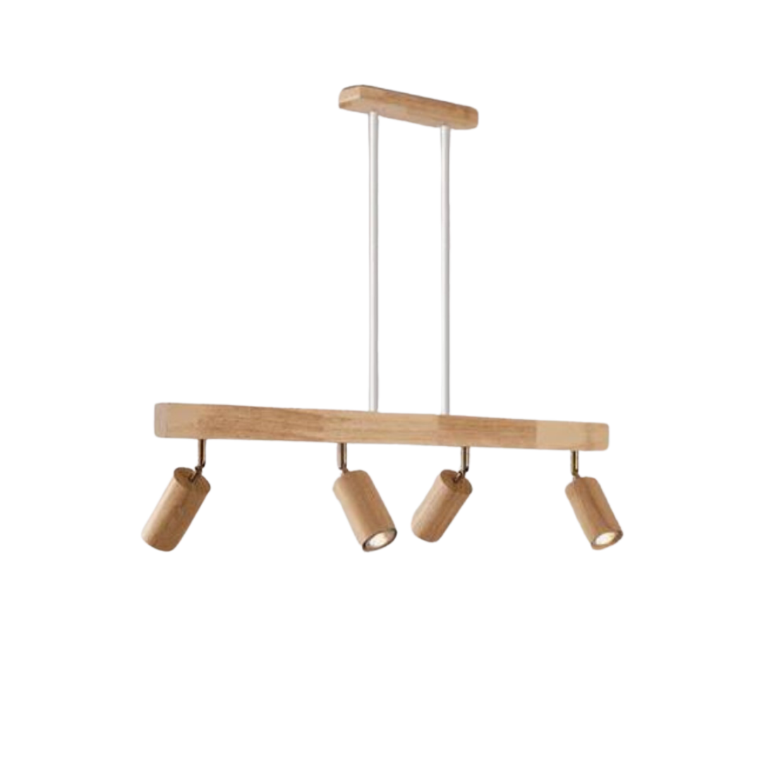 Skanto | EcoLux Adjustable Wood Spotlight with LED Bulb Included