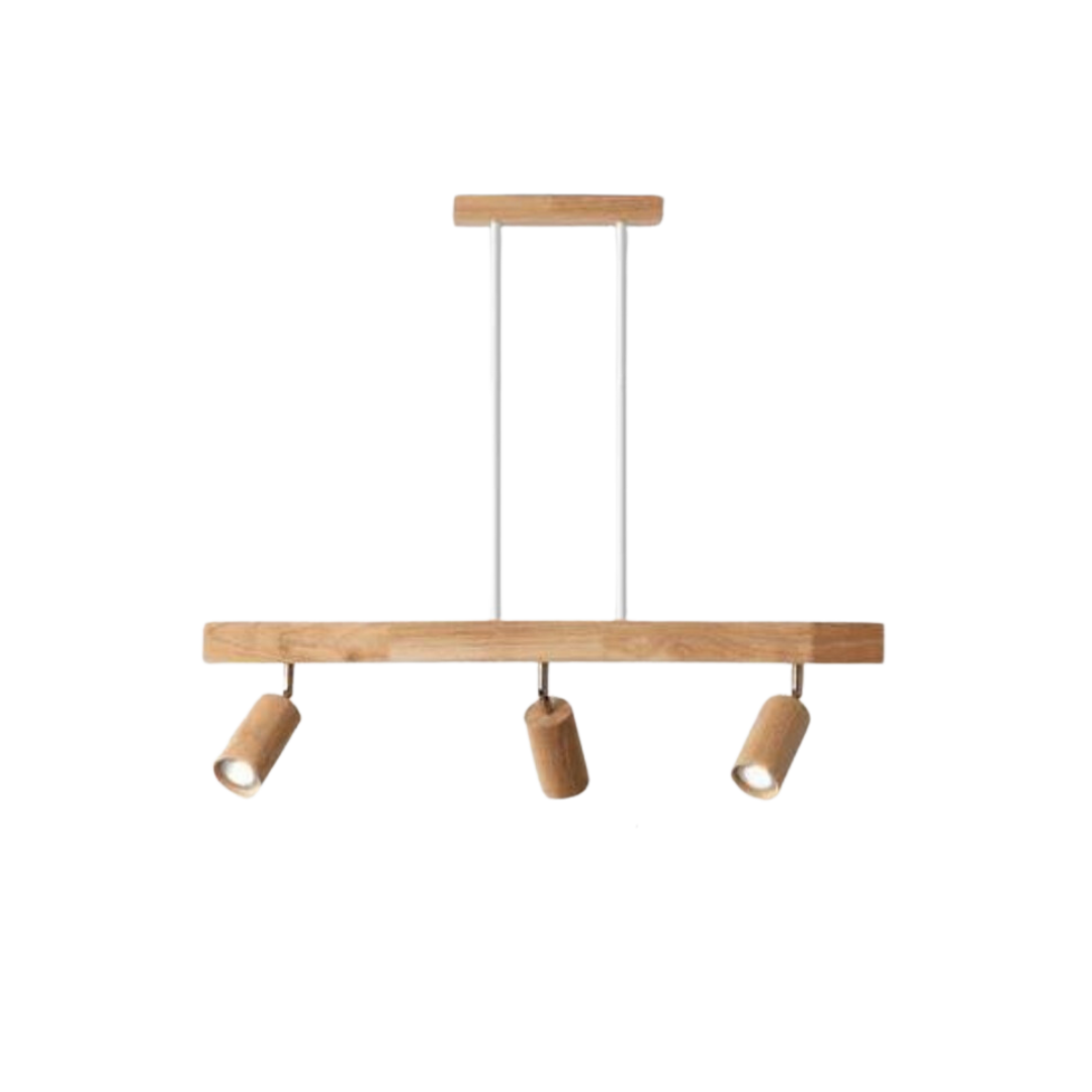 Skanto | EcoLux Adjustable Wood Spotlight with LED Bulb Included