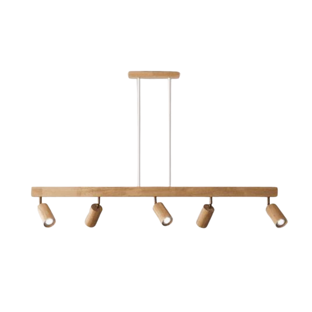 Skanto | EcoLux Adjustable Wood Spotlight with LED Bulb Included
