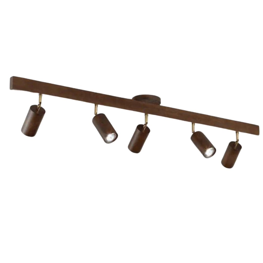 Skanto | EcoLux Adjustable Wood Spotlight with LED Bulb Included