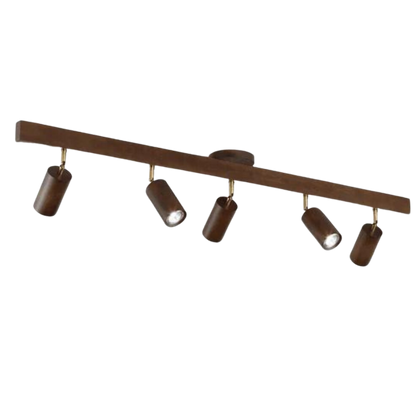 Skanto | EcoLux Adjustable Wood Spotlight with LED Bulb Included