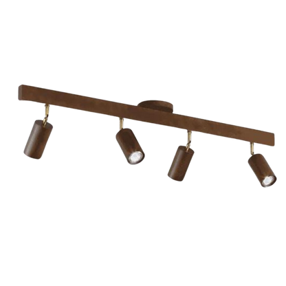 Skanto | EcoLux Adjustable Wood Spotlight with LED Bulb Included