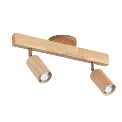 Skanto | EcoLux Adjustable Wood Spotlight with LED Bulb Included