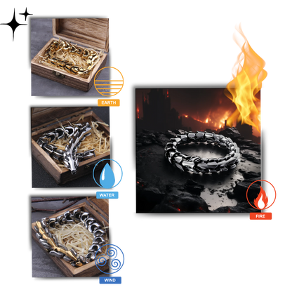 Adjustable Midgard Dragon Bracelet