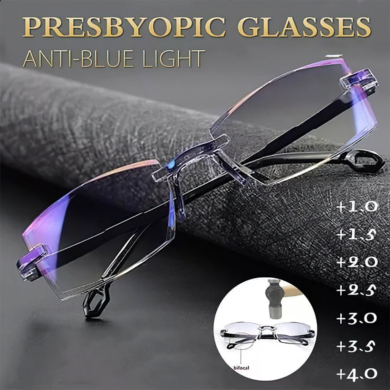 BowLift | Advanced Anti-Blue Light Multifocal Reading Glasses - SapphireView