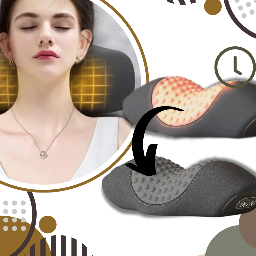 Neck Pain Pillow with Advanced Heat Therapy