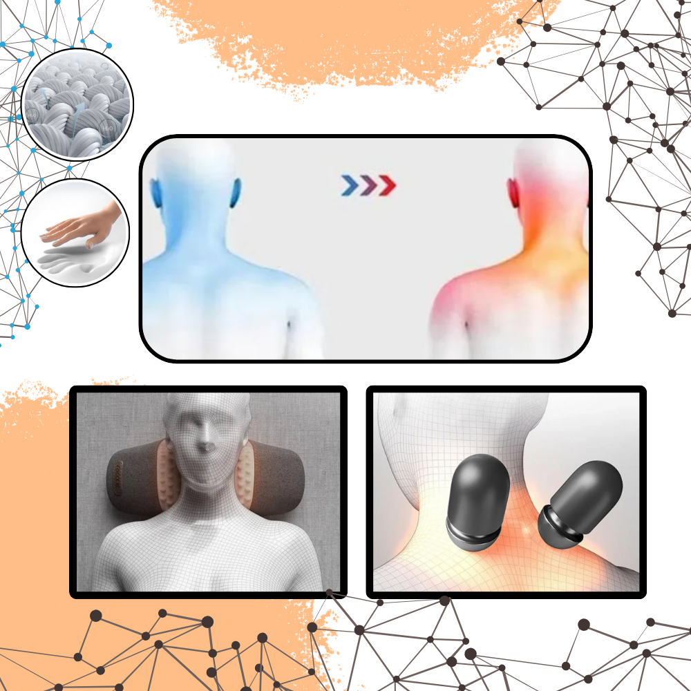 Neck Pain Pillow with Advanced Heat Therapy