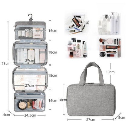 BowLift | Water-resistant Toiletry Bag Travel Bag with Hanging Hook
