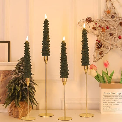 Skanto | Flameless LED Candles with Remote Control – Realistic 3D Flame Model LumaGlow