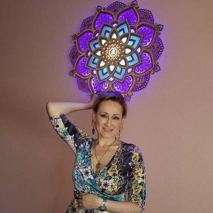 BowLift | Mandala Yoga Room Night Light LED