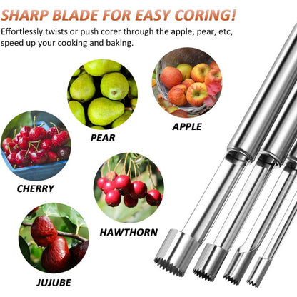 BowLift | Stainless Fruit Corer Set