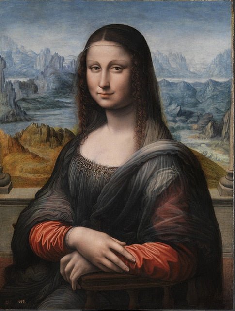 Skanto | Aesthetic Funny Mona Lisa Canvas Poster