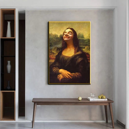 Skanto | Aesthetic Funny Mona Lisa Canvas Poster