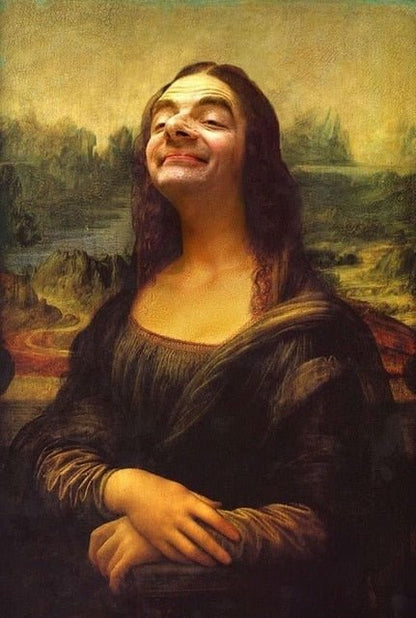 Skanto | Aesthetic Funny Mona Lisa Canvas Poster