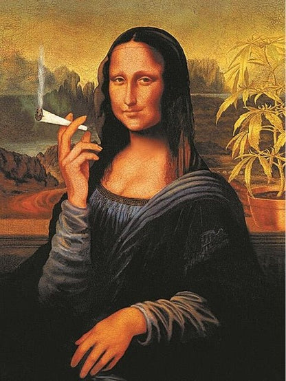 Skanto | Aesthetic Funny Mona Lisa Canvas Poster