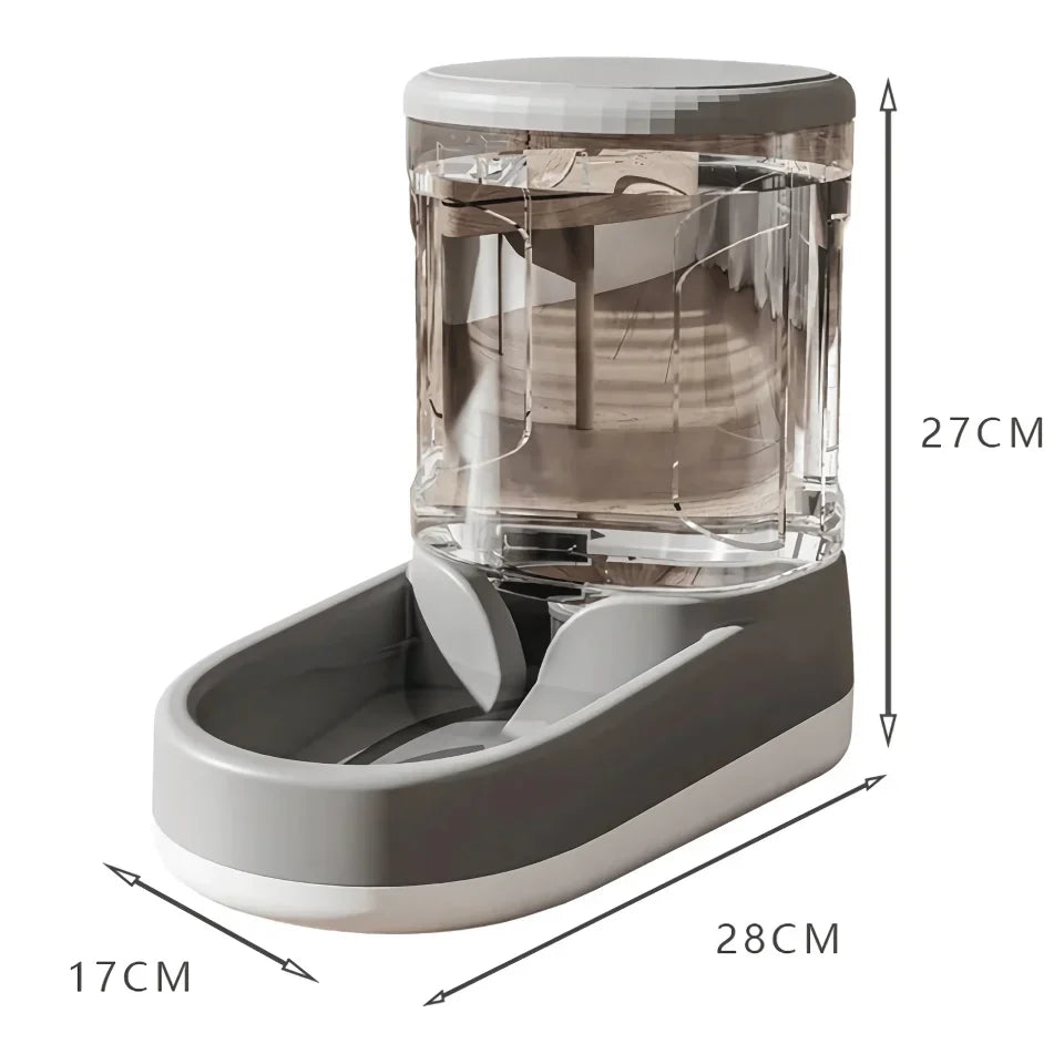 Skanto | Large Capacity Dog Food Dispenser and Bowl - 3.8L Pet Feeder