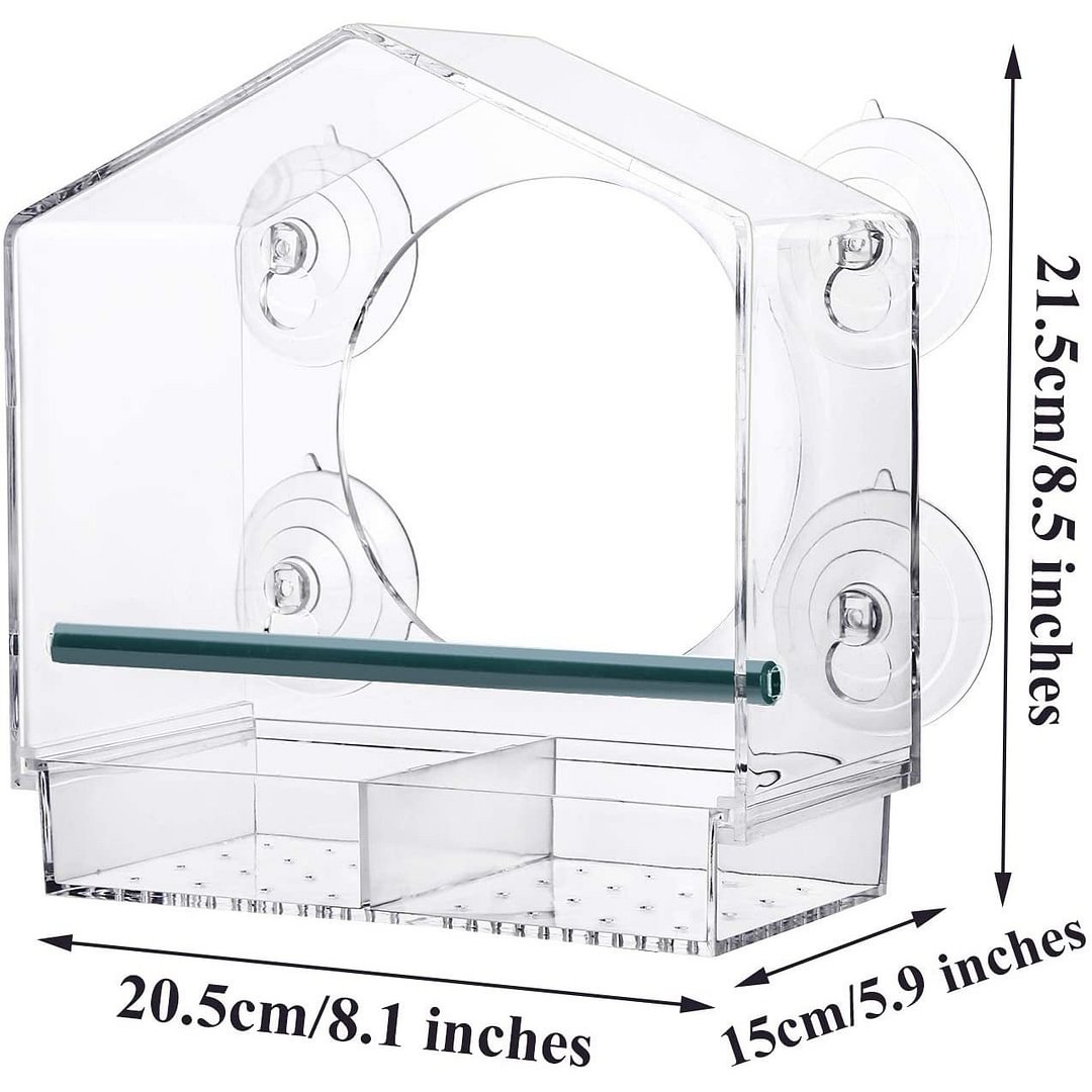 Skanto | Window Bird Feeder for Outdoor Use