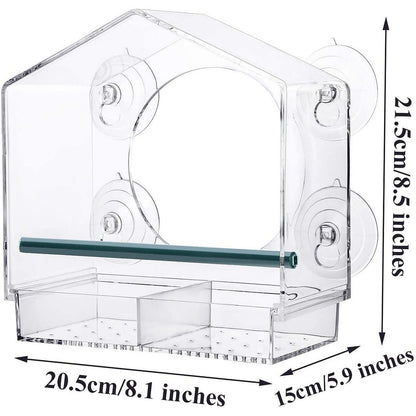 Skanto | Window Bird Feeder for Outdoor Use