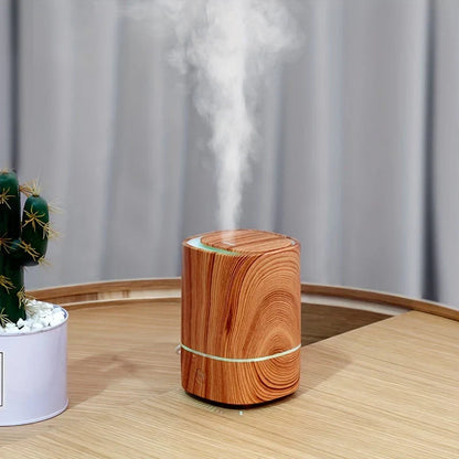 Skanto | Ultrasonic Humidifier with Wood Look – Quiet Aroma Diffuser with LED & Auto Shut-off