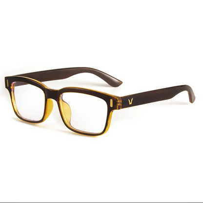 Blue Light Filter Glasses Square for Screen Work | Skanto