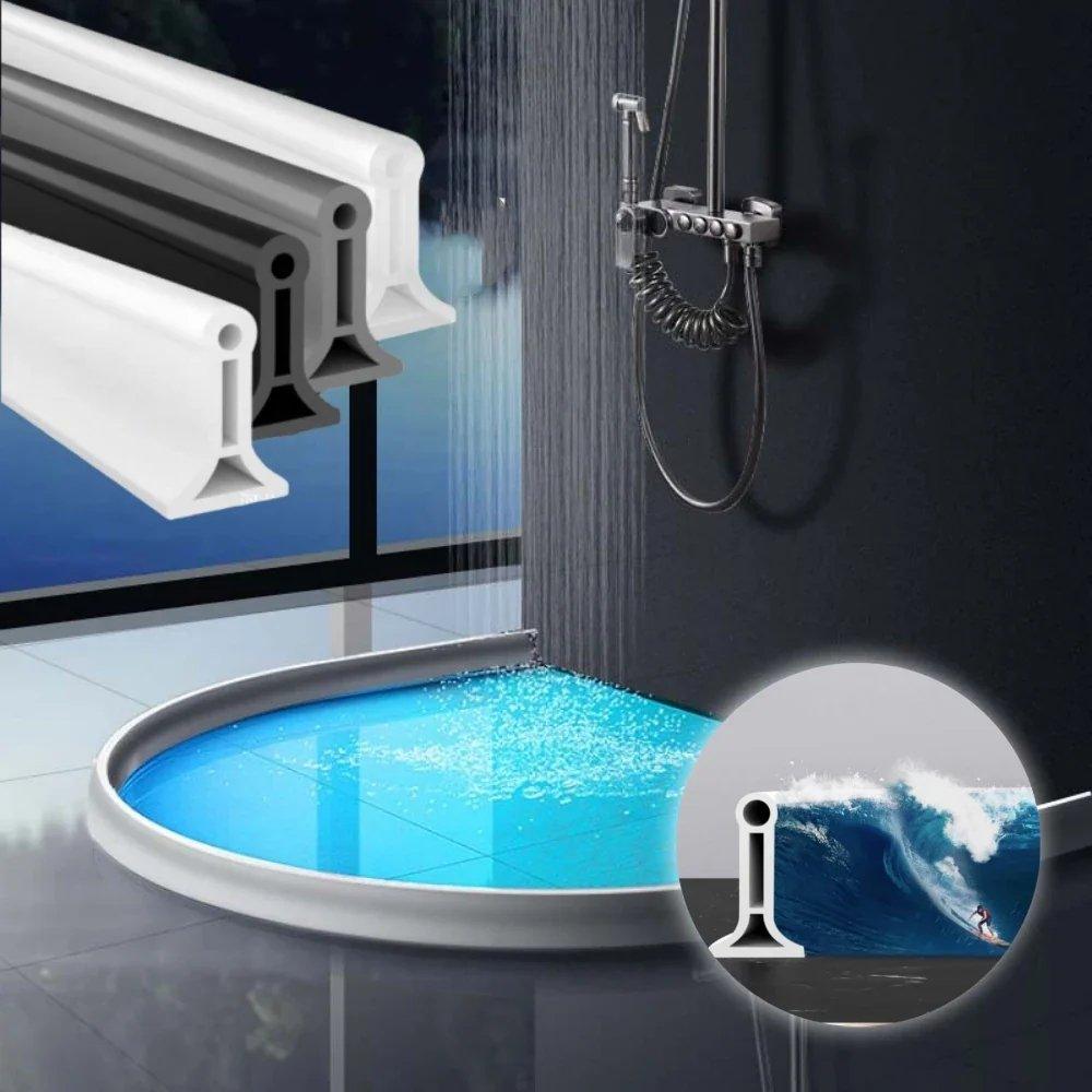 Skanto | FlexiSeal Shower Seal — No More Wet Floors & Bathroom Frustration, Stay Dry – Totally Stress-Free Installation!