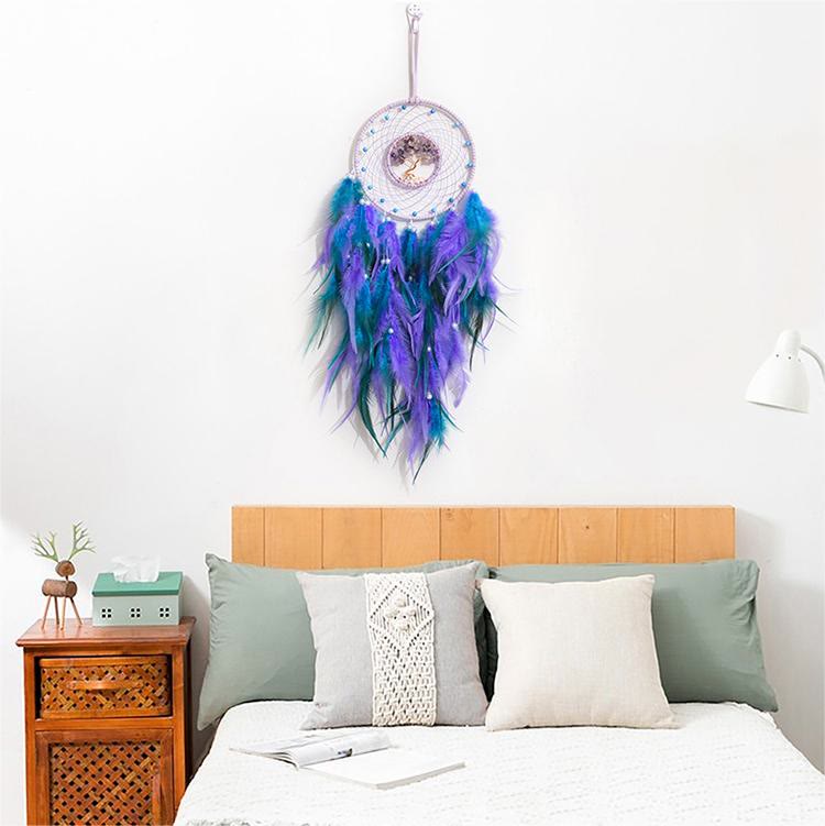 BowLift | Crystal Tree of Life Feather Glow Dreamcatcher