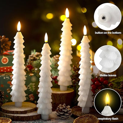 Skanto | Flameless LED Candles with Remote Control – Realistic 3D Flame Model LumaGlow