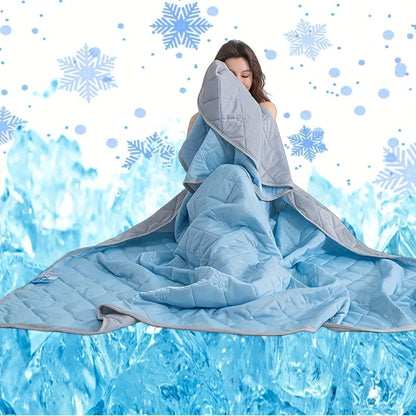 CoolBreeze – Ultra-Soft Cooling Blanket for Summer Comfort Bowlift