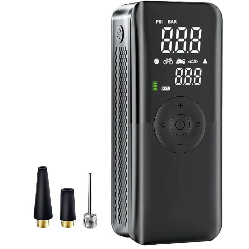 BowLift | AirGo Max – Portable Tire Inflator with Digital Display & 150 PSI Power