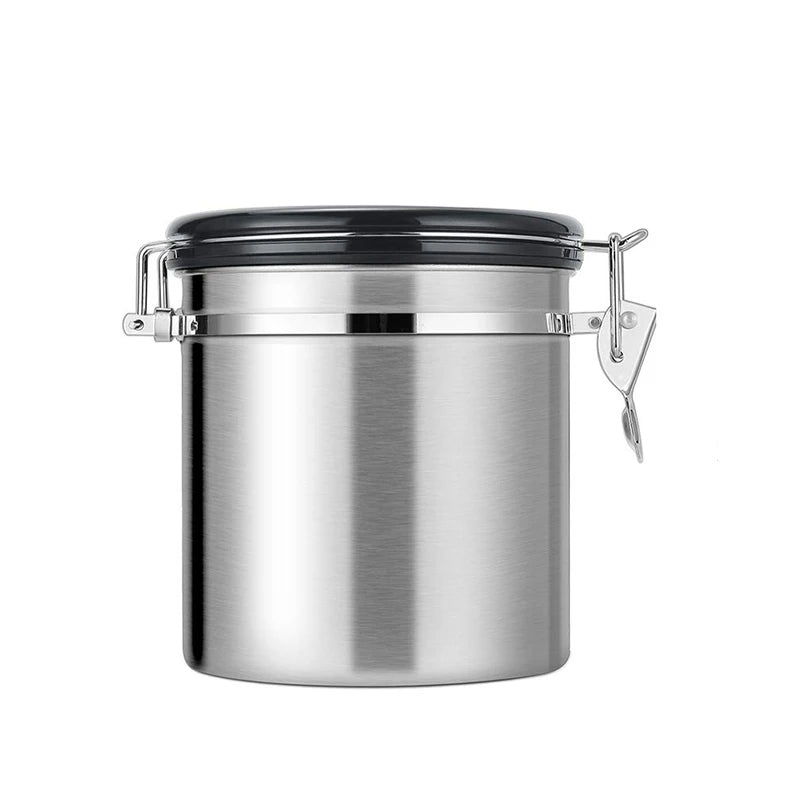 Airtight Coffee Container CO2 Valve Storage Canister with Scoop | Bowlift