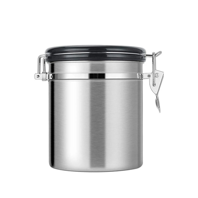 Airtight Coffee Container CO2 Valve Storage Canister with Scoop | Bowlift