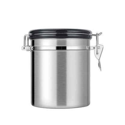 Airtight Coffee Container CO2 Valve Storage Canister with Scoop | Bowlift