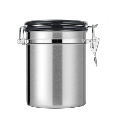 Airtight Coffee Container CO2 Valve Storage Canister with Scoop | Bowlift